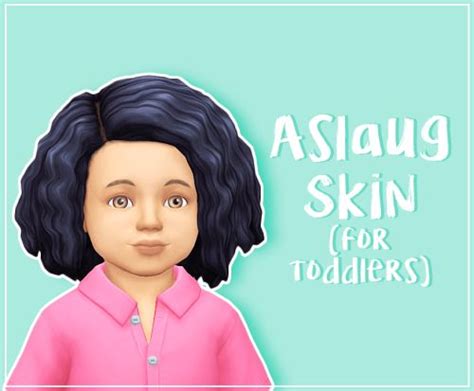 Toddler Aslaug Skin For The Sims 4 Spring4sims Sims 4 Toddler Sims