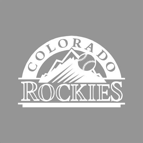 Colorado Rockies Mlb Team Logo Color Vinyl Decal Sticker Car Window