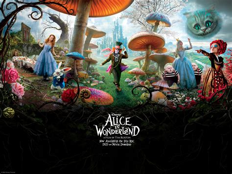 Heirlooms Alice In Wonderland Tea Party Wallpaper
