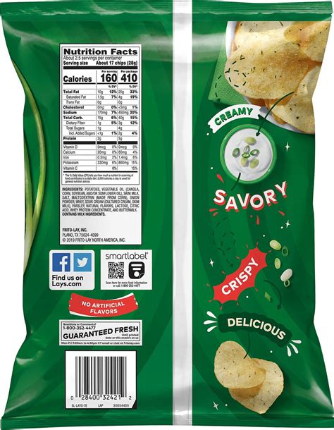 Lays Sour Cream And Onion Potato Chips 2625 Oz Shipt