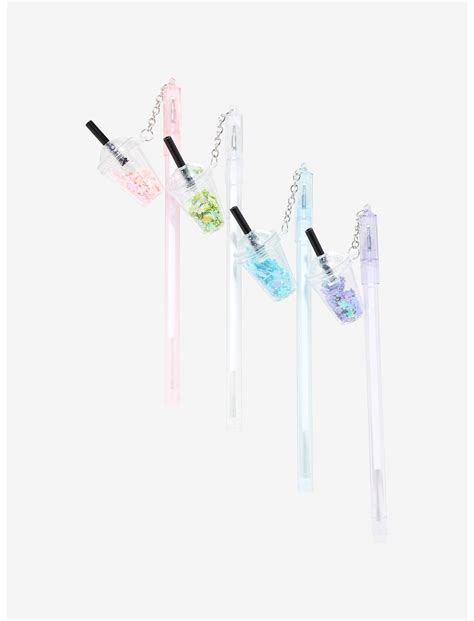 Glitter Boba Cup Charm Assorted Blind Pen Hot Topic