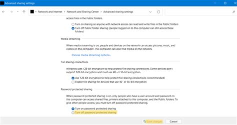 Enable Or Disable Password Protected Sharing In Windows