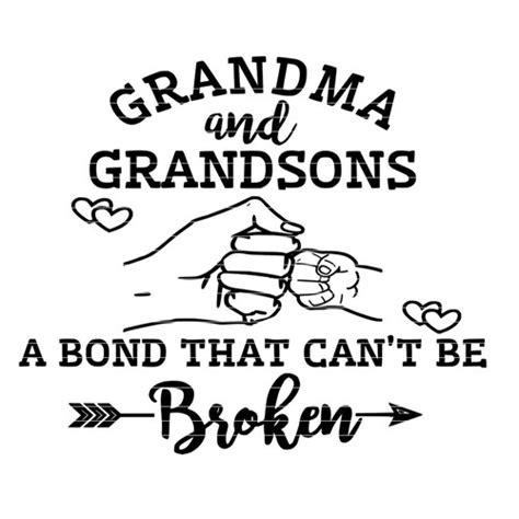 Grandma And Grandaughter Bond That Cant Be Broken Svg Grandma Etsy