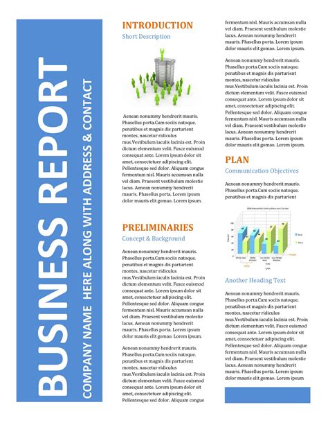 10 Business Report Templates Free Word Pdf Excel Format Samples