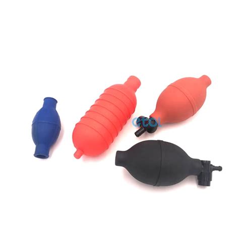 Rubber Suction Bulb Silicone Rubber Pump Bulb For Medical Etol