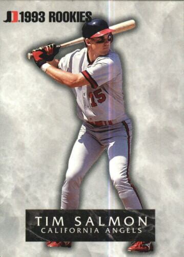 1993 Jimmy Dean Rookies Anaheim Angels Baseball Card 9 Tim Salmon Ebay