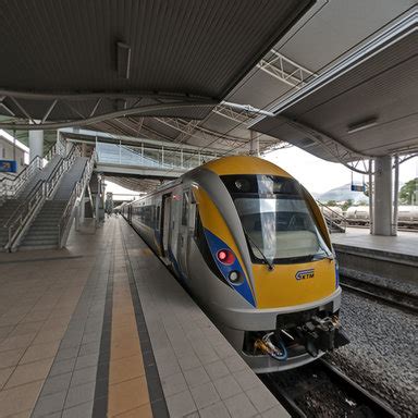 Our skytrain station maps will show you where the station is located on the street, as well as the bus bays and bus routes that serve that station. ETS train at Ipoh Station