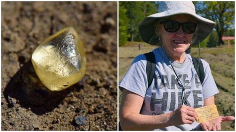 Woman stumbles upon rare yellow diamond in park! Know its WHOPPING