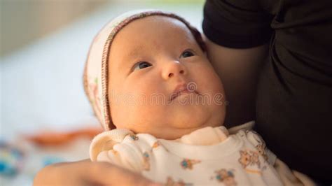 Little Baby Close Up Stock Image Image Of Calm Caucasian 78644915