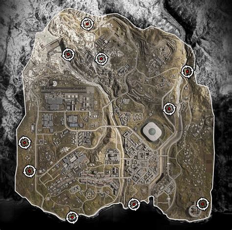 Call Of Duty Warzone Bunker Locations Map Your Games Tracker