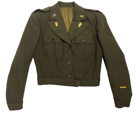 Original Ww2 Us Womens Army Corps Eto Officers Jacket