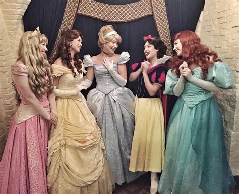Aurora Belle Cinderella Snow White Ariel Disney Cosplay Disneyland