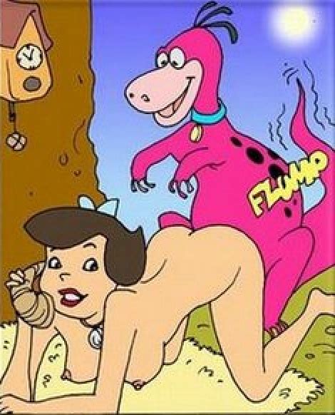 Rule 34 Betty Rubble Breasts Dino Dinosaur From Behind Hanna Barbera Interspecies Nipples Nude