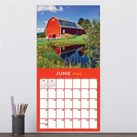 2024 Barns Wall Calendar Tf Publishing Calendars Planners
