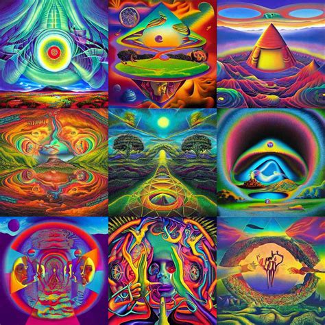 Surrealism Album Cover Of A Dmt Trip Where You Find Out All Of T