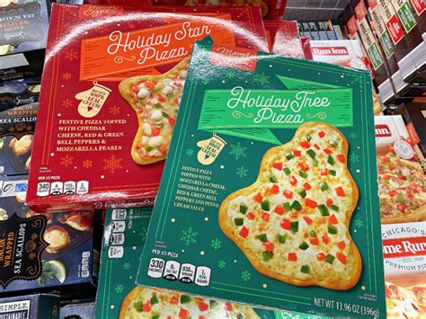 Holiday Pizzas Christmas Tree Brioche Very Large Gnomes Aldi Finds