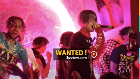 Red Sleeves With Anarchy Symbol Black Shirt Worn By Lil Peep In The