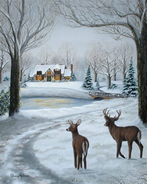 A Beautiful Winter Art Print Called The Warmth Of Home