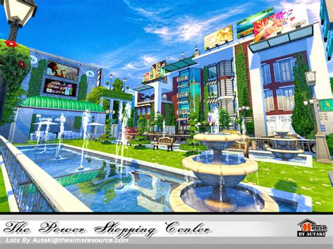 The Power Shopping Center By Autaki At Tsr Sims 4 Updates