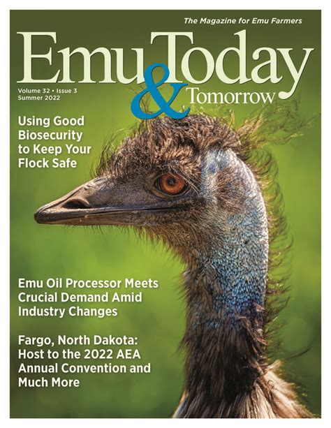 2022 Summer Etandt Emu Today And Tomorrow