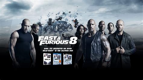 Fast And Furious 8 In Dvd E Blu Ray E 4k Da Domani Disponibile Per Lacquisto