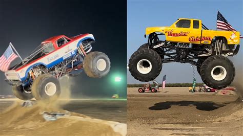 Cyclops And Thunder Chicken Monster Trucks Highlights Tulare Ca Show 1