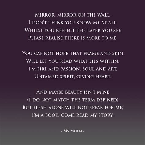 Mirror Mirror A Poem For My Daughters Ms Moem Poems Life Etc