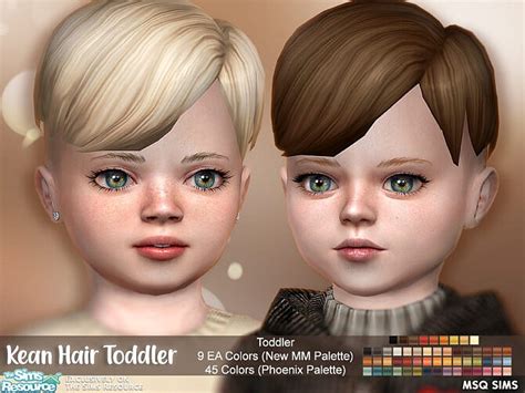 Kean Hair Toddler At Msq Sims Sims 4 Updates