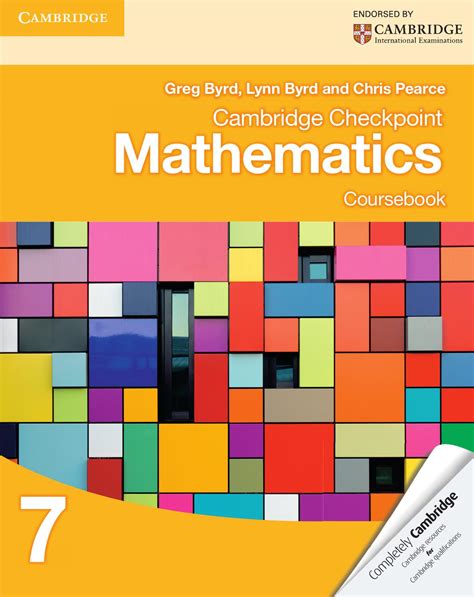 Cambridge Checkpoint Mathematics Coursebook 7 By Cambridge University