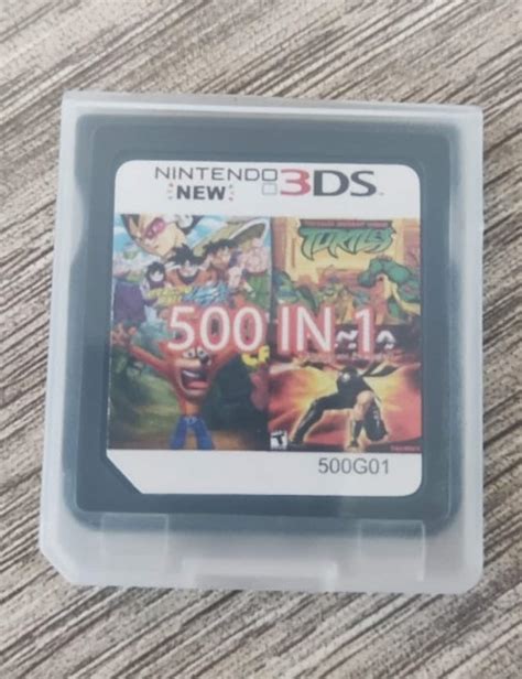 500 In 1 Game Cartridge Nintendo Ds Usa Version Multicart Etsy