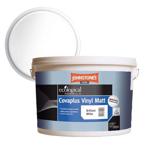 Likewise, too much paint on the edges of your roller can cause thicker areas that make the wall seem patchy. Johnstones Covaplus Vinyl Matt Emulsion Brilliant White ...
