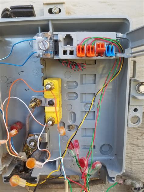 Telephone network interface device box wiring diagram electricity xr 3709 junction block with internet schemas verizon nid house centurylink. ADSL2+ Sync / CRC Issues - CenturyLink | DSLReports Forums