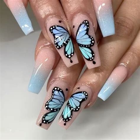 Nail Bae💅🏽💗 On Instagram “🦋🦋🦋 • • • • Follow Nailtheeglam For More💅🏽