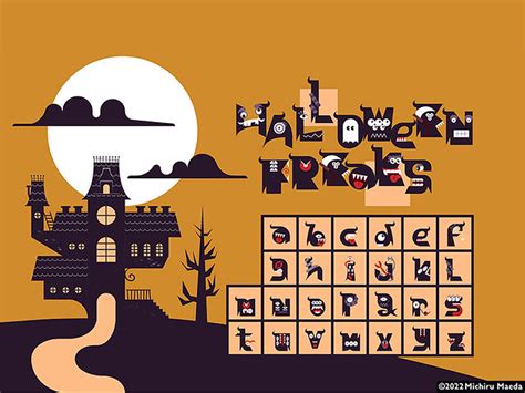 Halloween Typeface With Lowercase Lowercase Typography Alp Flickr