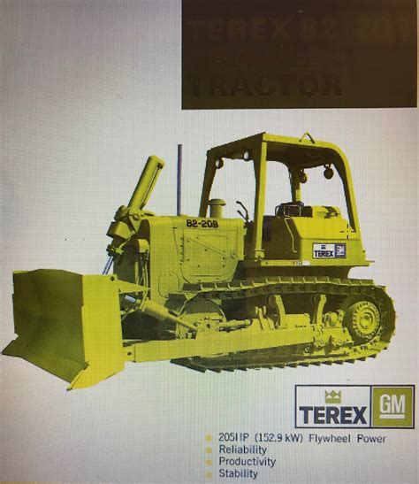 Terex 82 20b Brochure And Specifications C And C Repairs