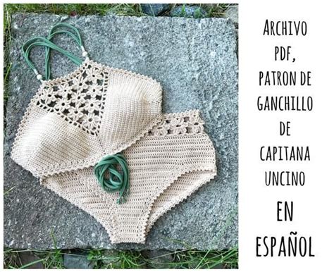 Este Articulo Es Archivo Pdf Para Patron De Ganchillo Coralia Bikini