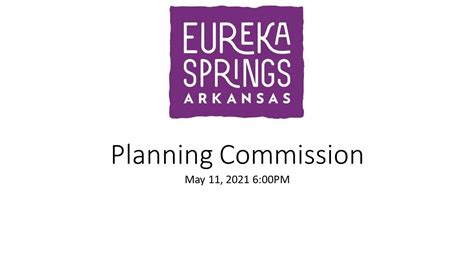 Planning Commission Youtube