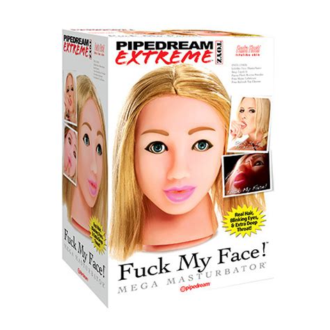 Pipedream Extreme Toyz Fuck My Face Mega Masturbator Blonde Flesh Diameter Cm