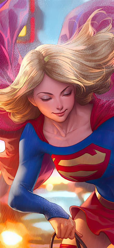 Supergirl Phone Wallpaper By Stanley Artgerm Lau Mobile Abyss