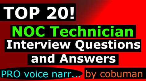 Top 20 Noc Technician Interview Questions And Answers Final Youtube
