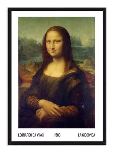 Cuadro Decorativo La Mona Lisa Leonardo Da Vinci Cuotas Sin Interés