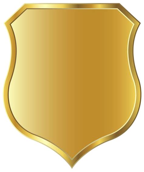 Shield Clip Art Golden Shield Border Png Download 503600 Free