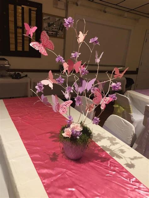 Butterfly Centerpiece Etsy Butterfly Centerpieces Spring Table