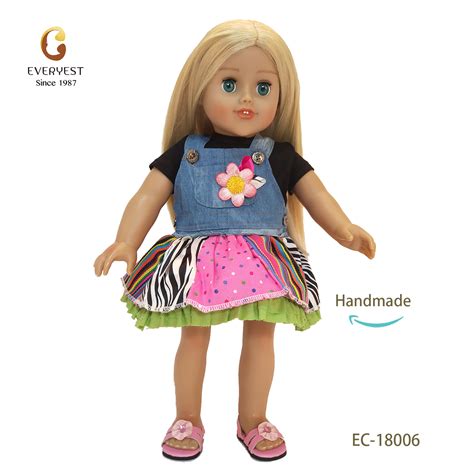 cute style 18 inch soft cloth body american girl doll with colorful dress 18006 american girl