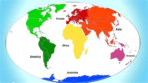 Top 19 Mejores Mapa De Los 5 Continentes Con Nombres Para Imprimir En
