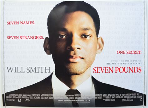 Seven Pounds Original Cinema Movie Poster From