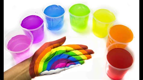 Body Painting Learn Rainbow Colors With Body Paint Video For Children