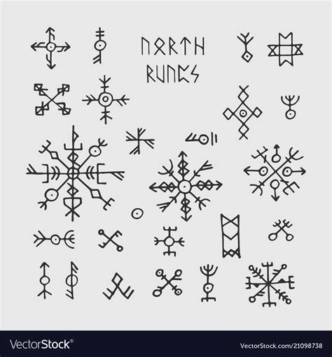 Viking Runes And Symbols Svg Bundle Bindrunes Svg Nor