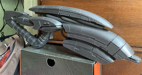 My First Multi Part And Painted Model The Geth Pulse Rifle R3dprinting