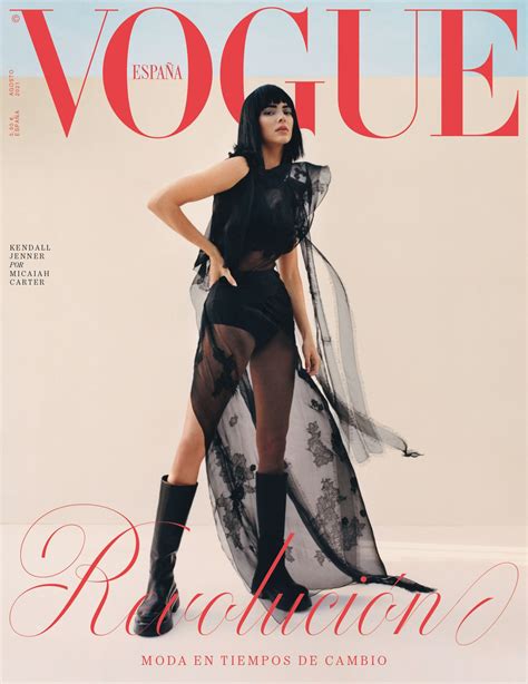 Kendall Jenner Covers Vogue Spain August 2021 By Micaiah Carter Fashionotography